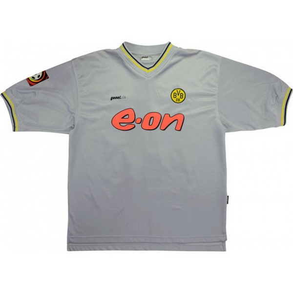 Tailandia Camiseta Dortmund 2nd Retro 2000 Gris